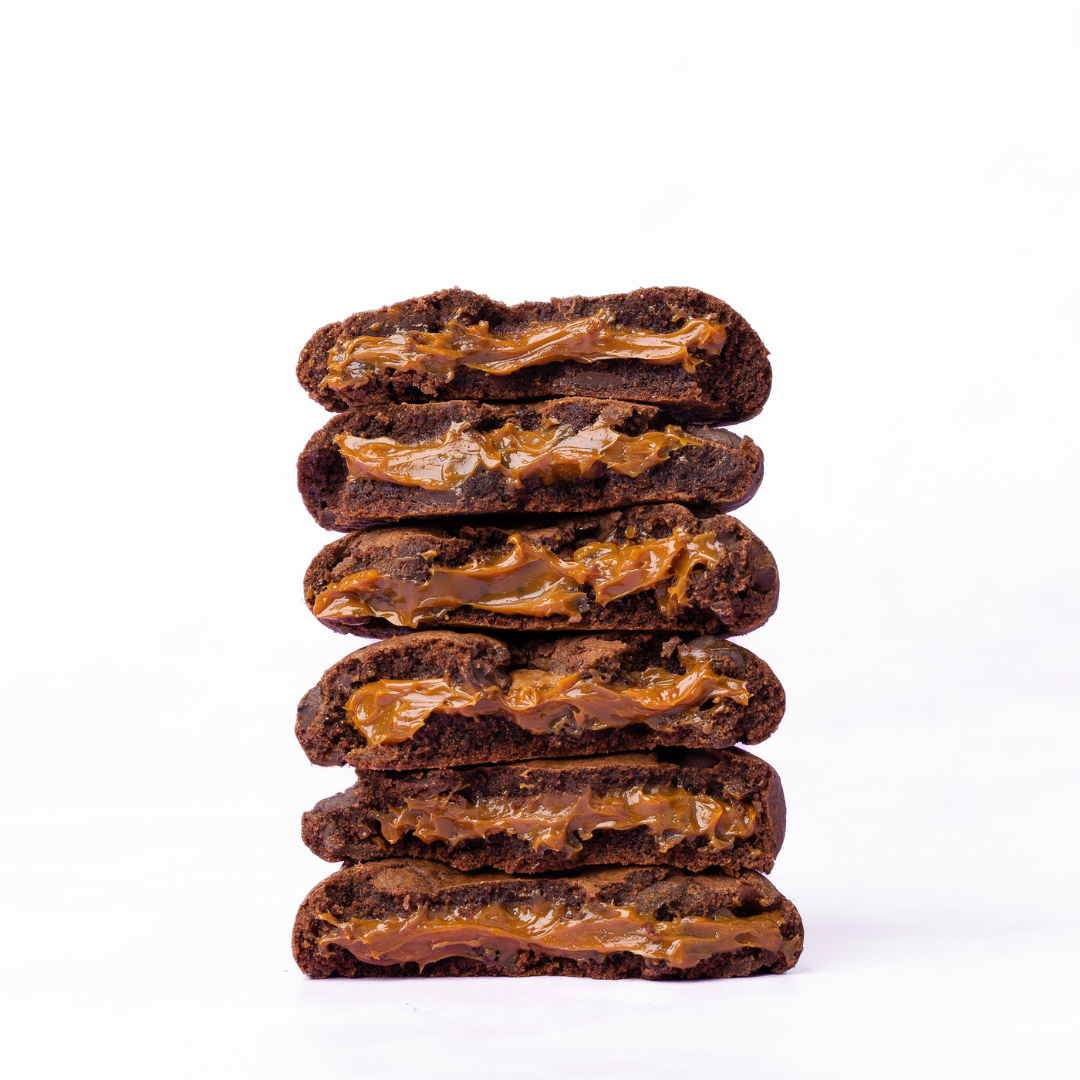 Stuffed Cookies - Double Chocolate Salted Caramel by Dirty Cookie