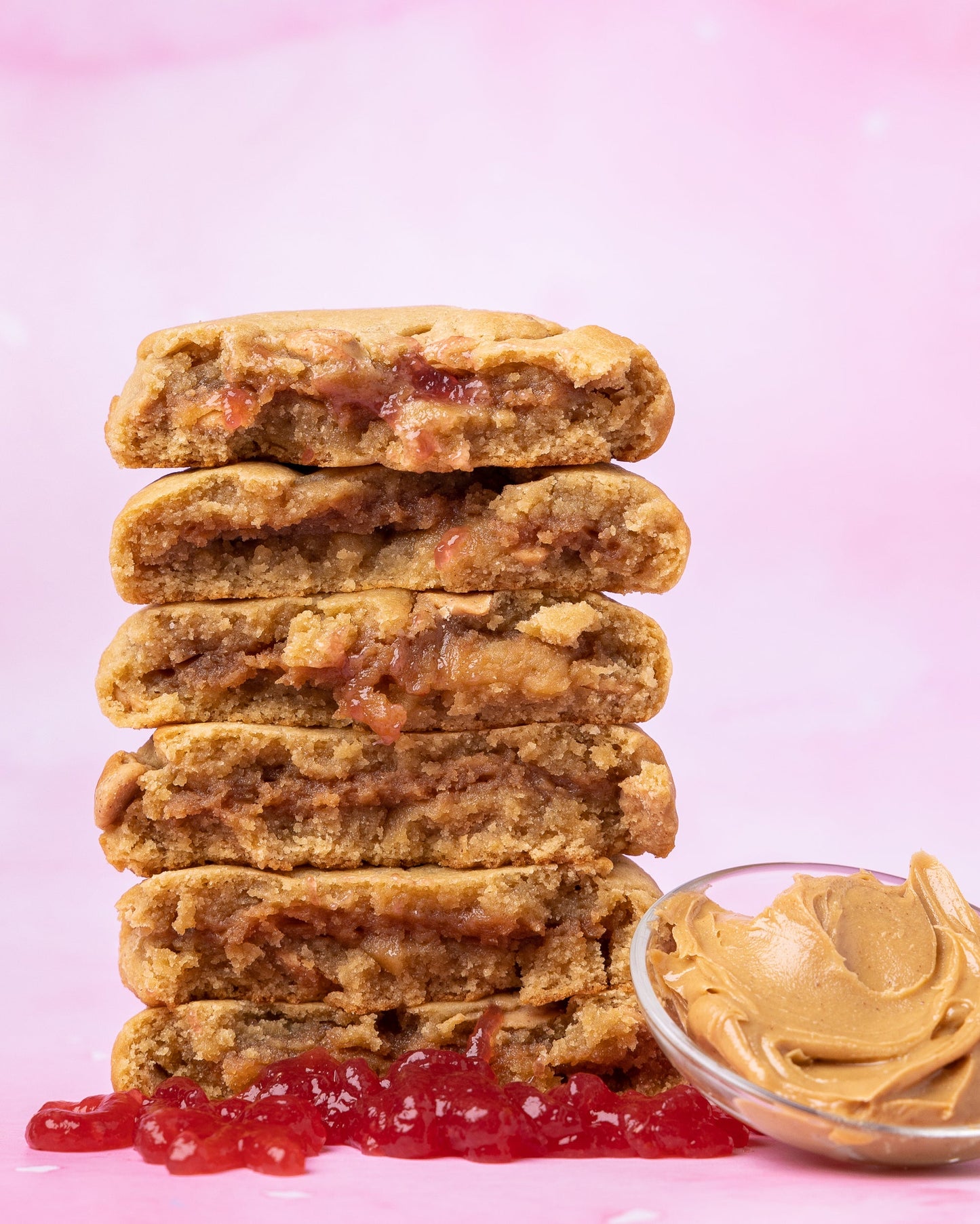 Stuffed Cookies - Peanut Butter & Jelly by Dirty Cookie