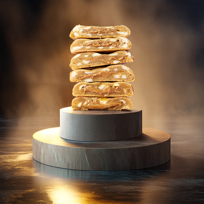 Stuffed Cookies - White Chocolate Chunk with Cookie Butter by Dirty Cookie