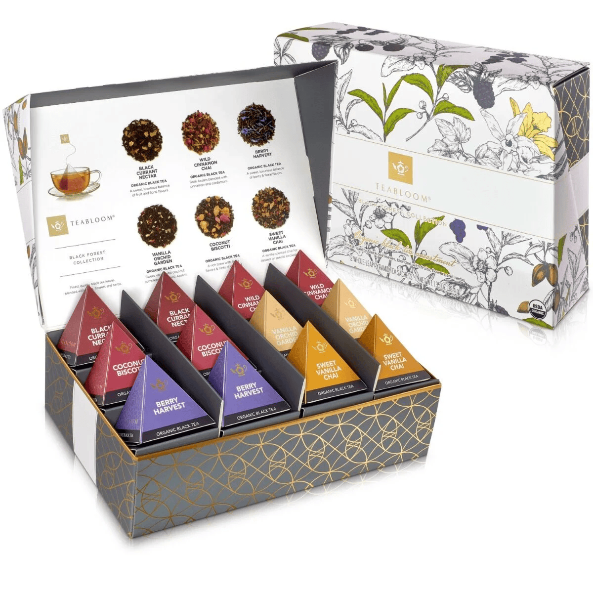Black Forest Organic Assorted Tea Presentation Box