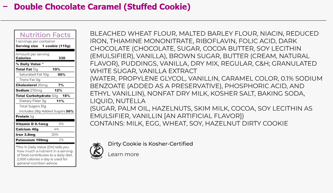 Stuffed Cookie Assortment by Dirty Cookie