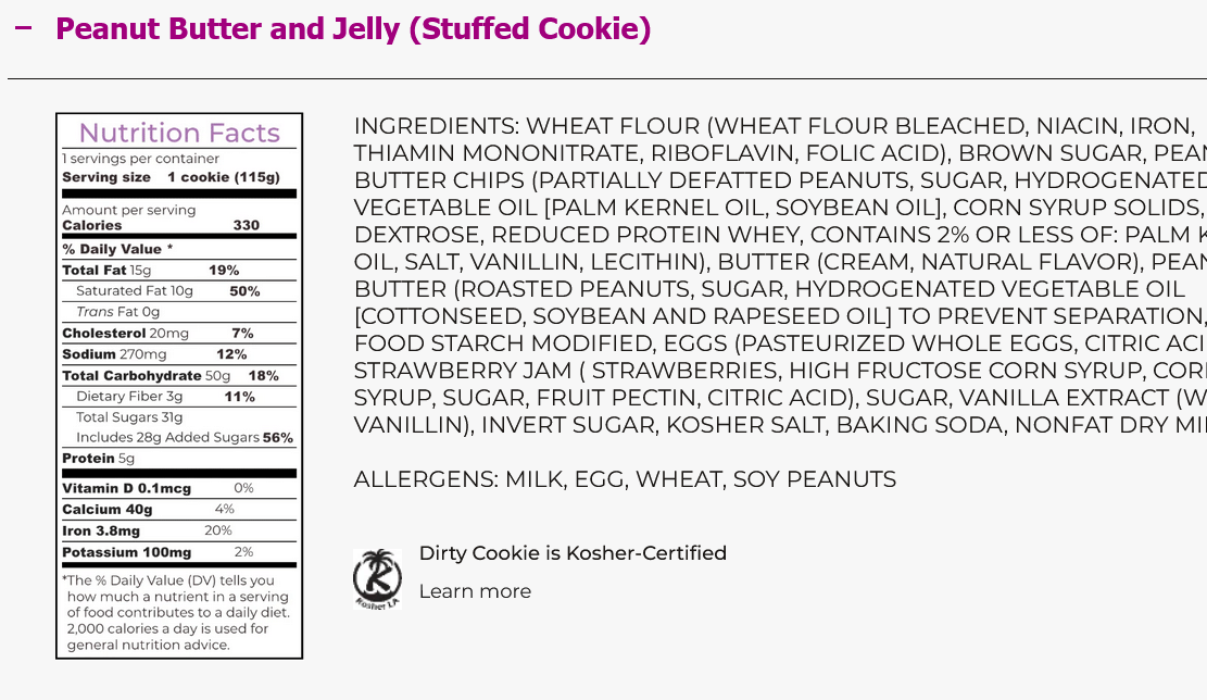 Stuffed Cookie Assortment by Dirty Cookie