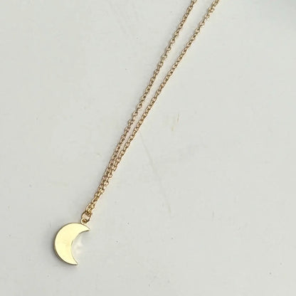 To The Moon - Necklace & Stationery Card Combo