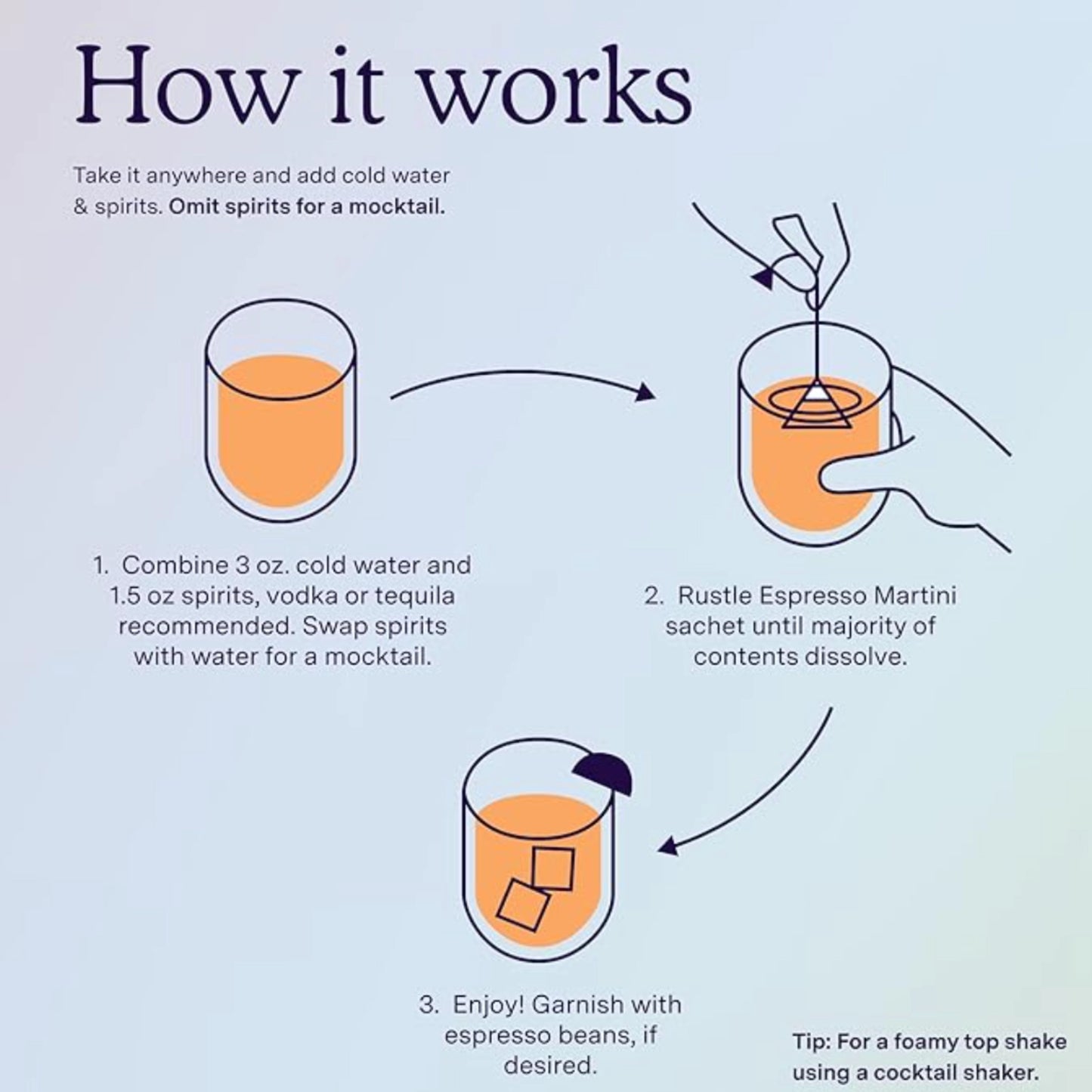 Espresso Martini - Cocktail or Mocktail Mix